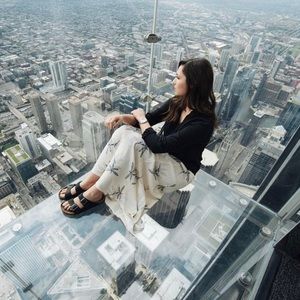 Zara Printed Midi Skirt